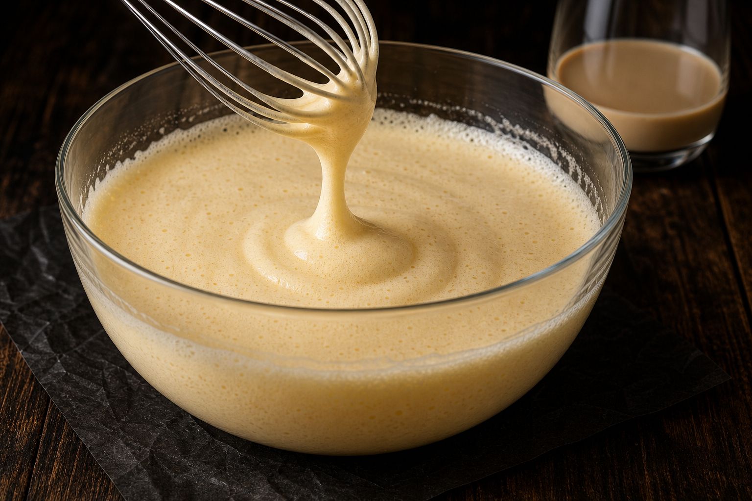 Baileys-brownies, trin 3: pisk luft i