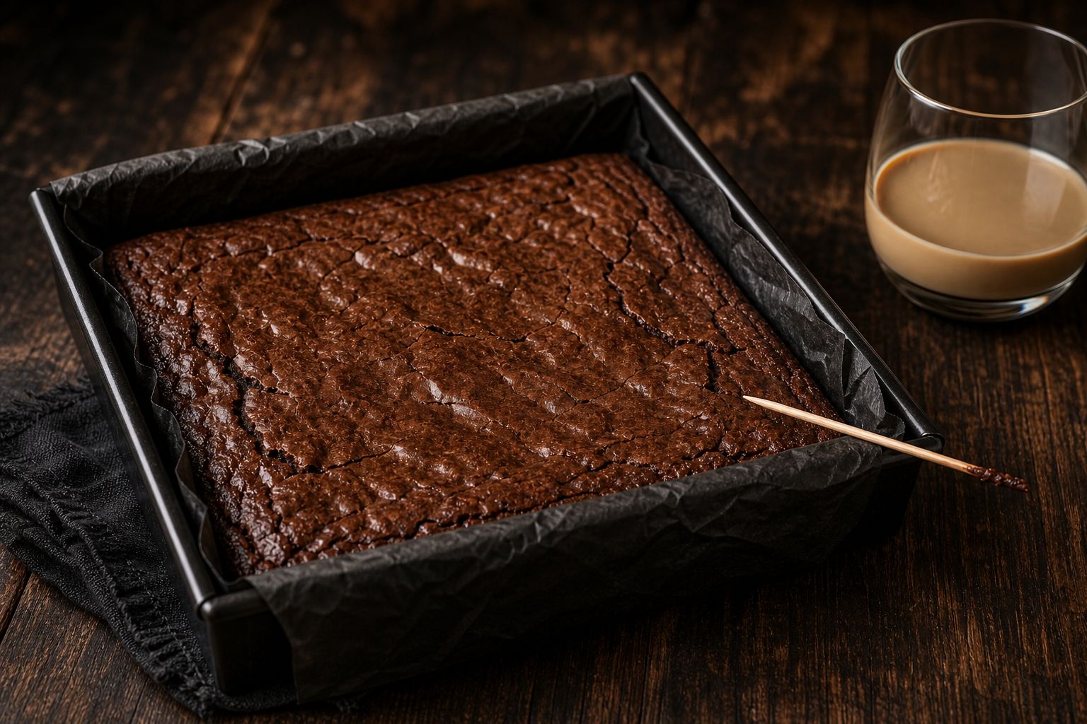 Baileys-brownies, trin 5: bag