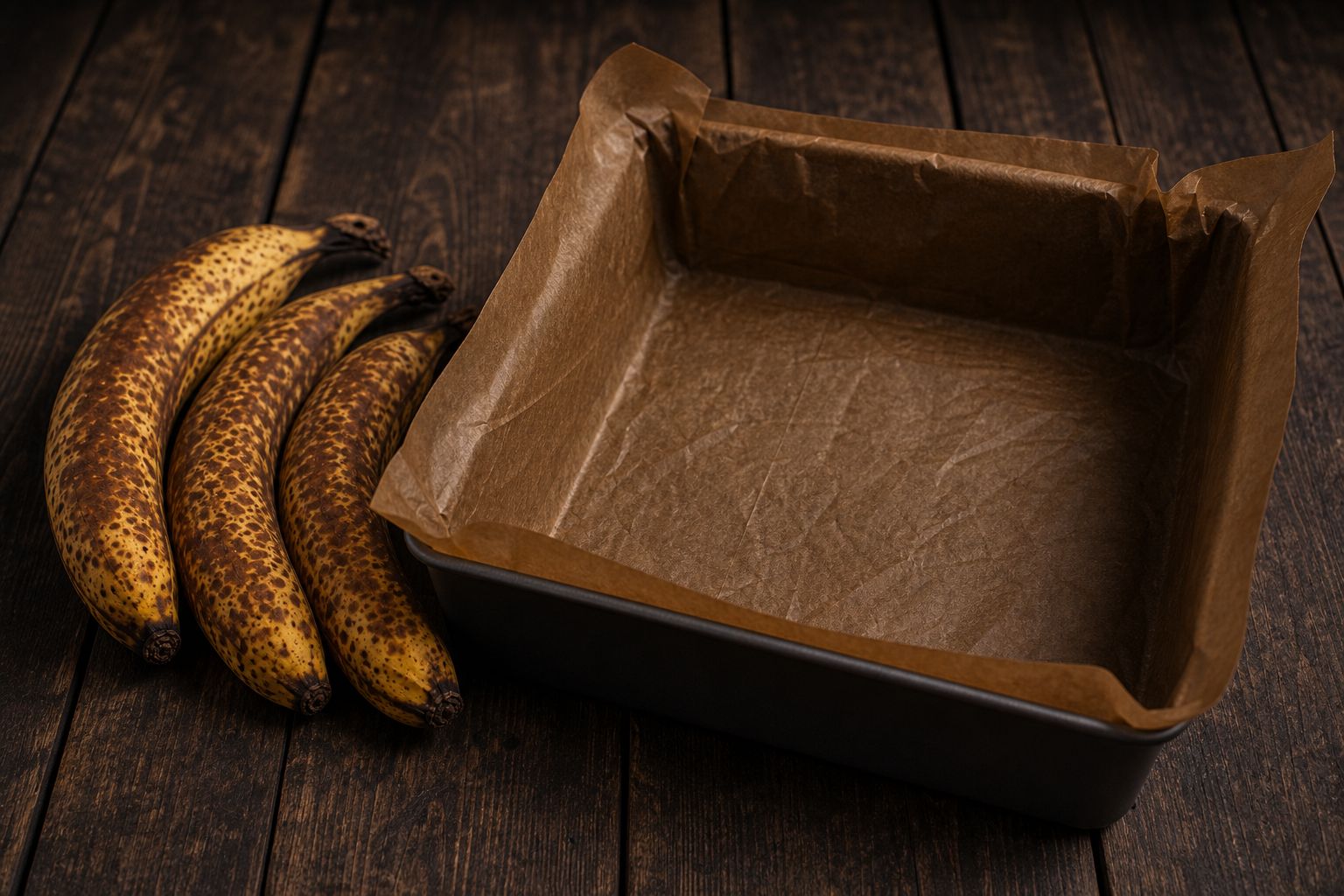 Banan-brownies, trin 1: forbered