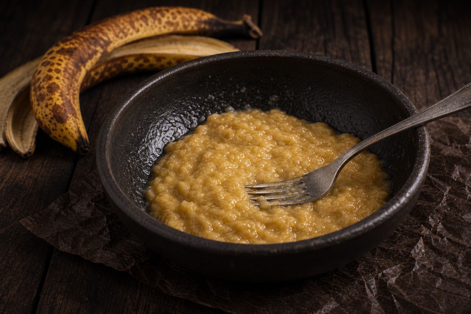 Banan-brownies, trin 2: most bananerne