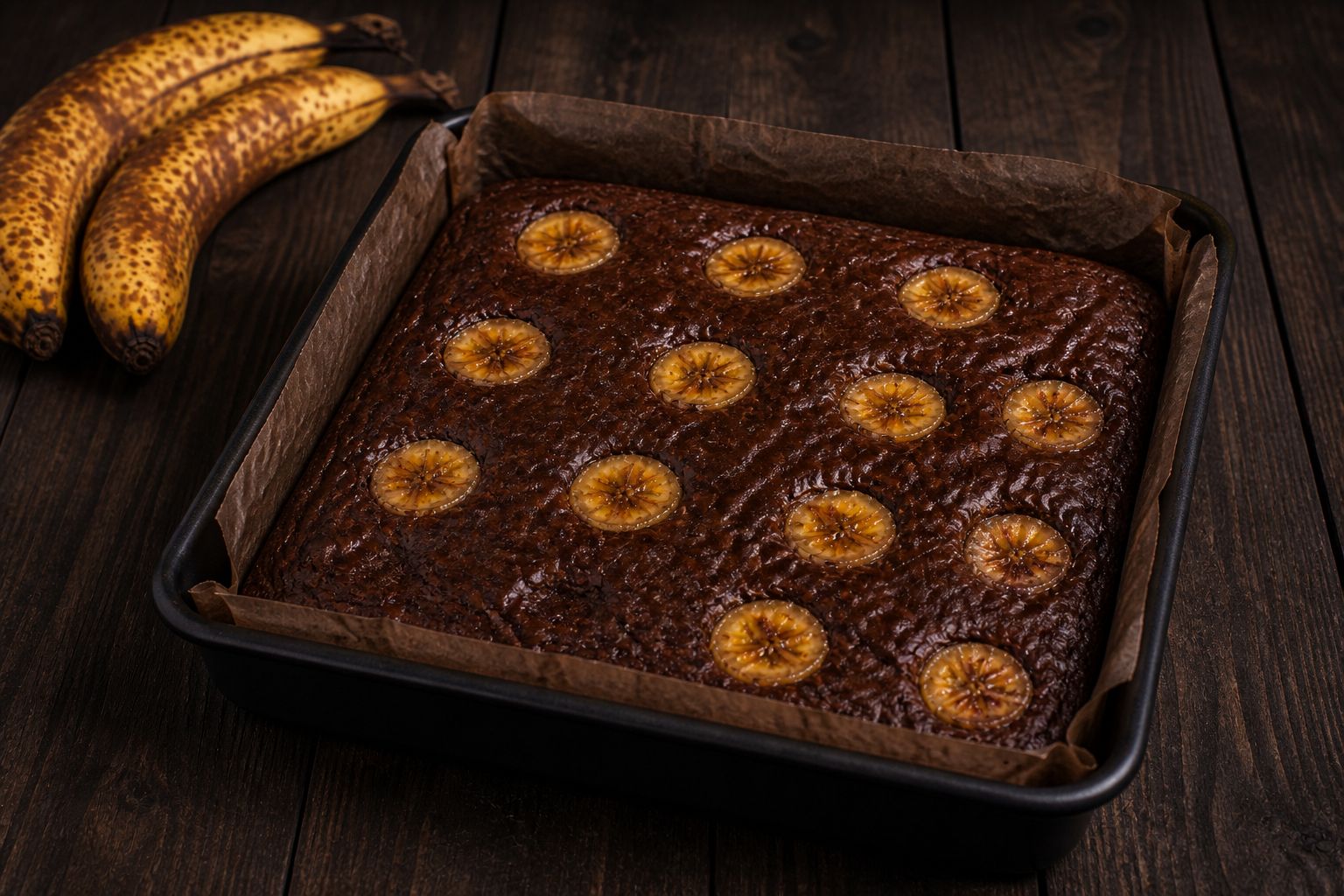 Banan-brownies, trin 7: køl helt af