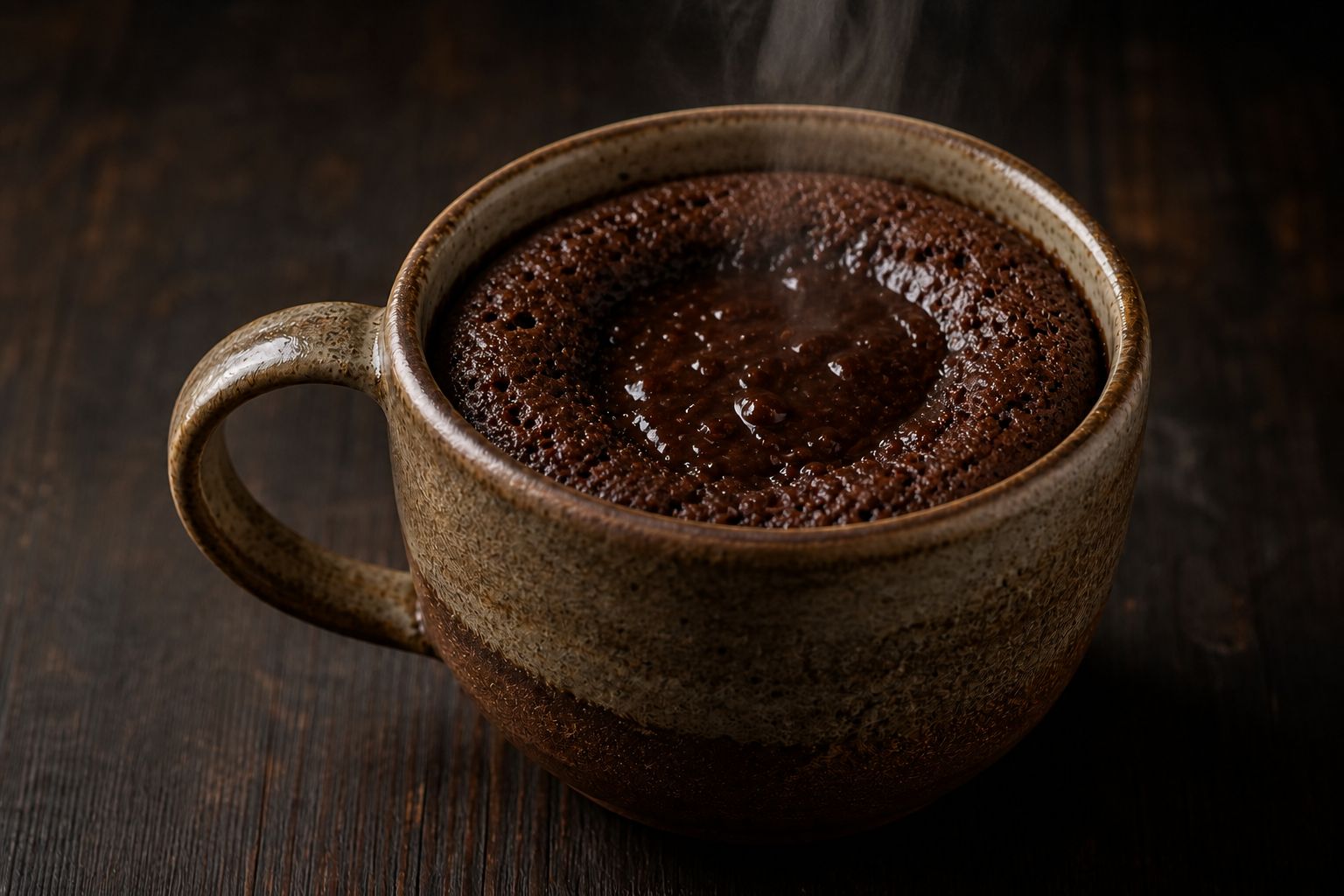 Brownie i kop, trin 4: mikroovn