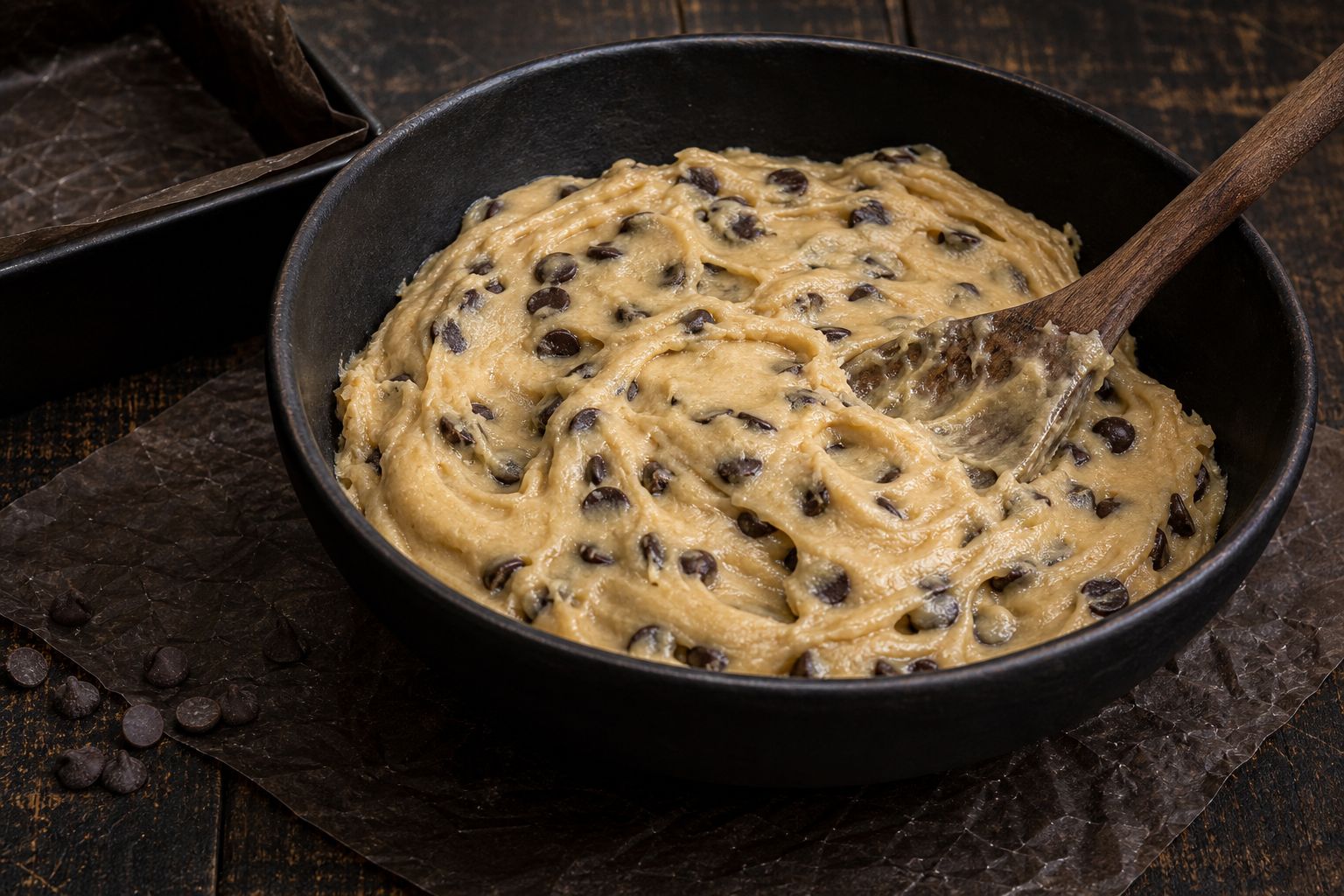 Cookie dough-brownies, trin 5: lav cookie dough