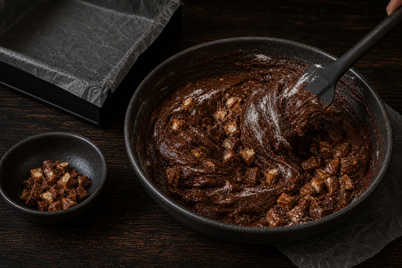 Daim-brownies, trin 4: vend sammen