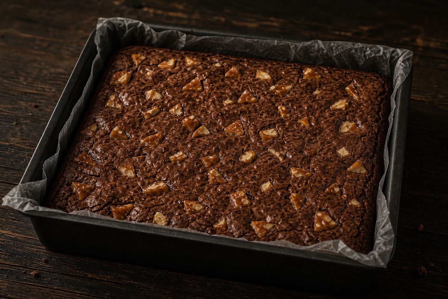 Daim-brownies, trin 6: køl helt af