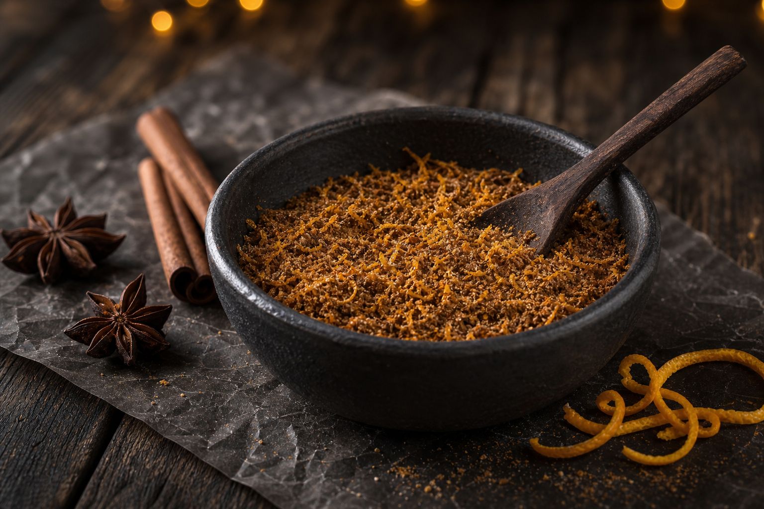 Julebrownies, trin 2: bland krydderierne