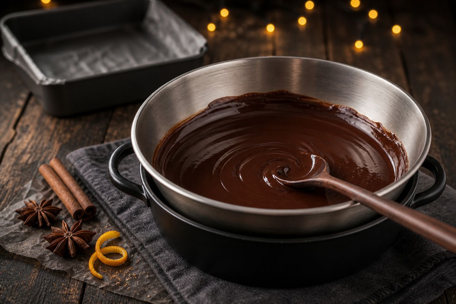 Julebrownies, trin 3: smelt