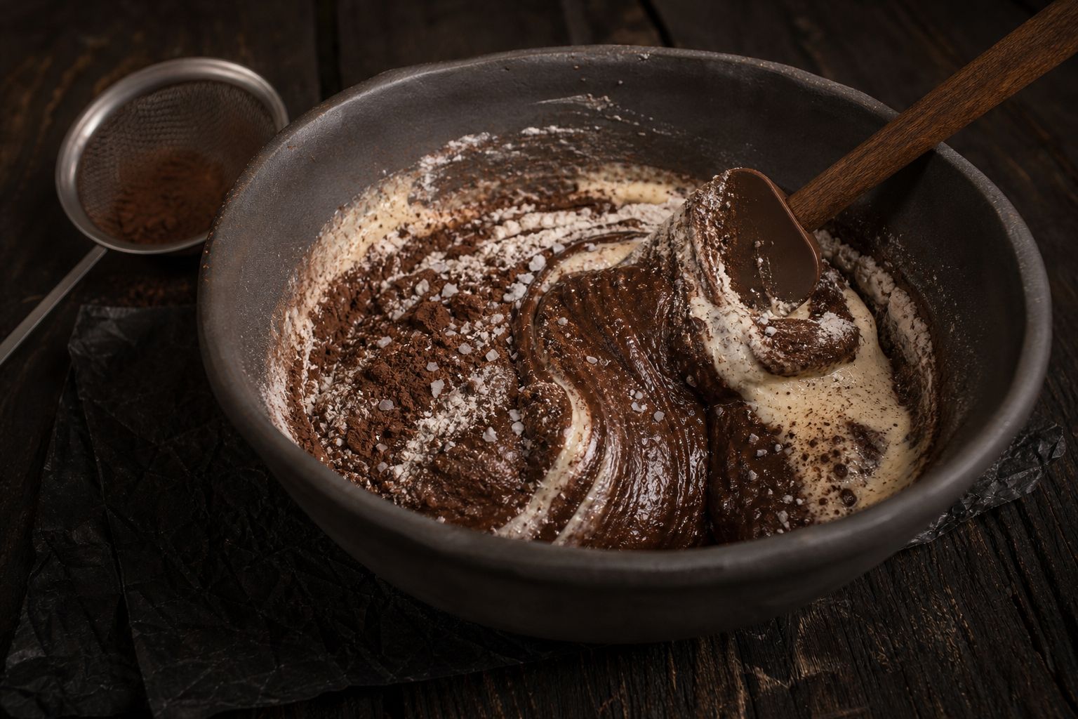 Kinder-brownies, trin 4: vend sammen