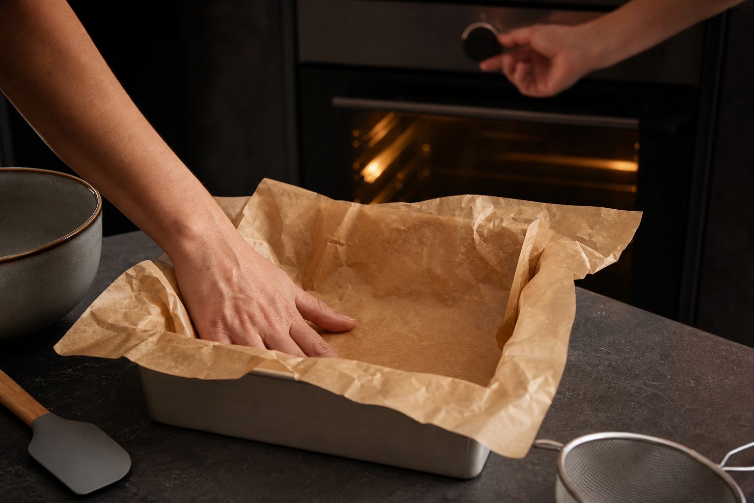 Brownies med kondenseret mælk, trin 1: forbered