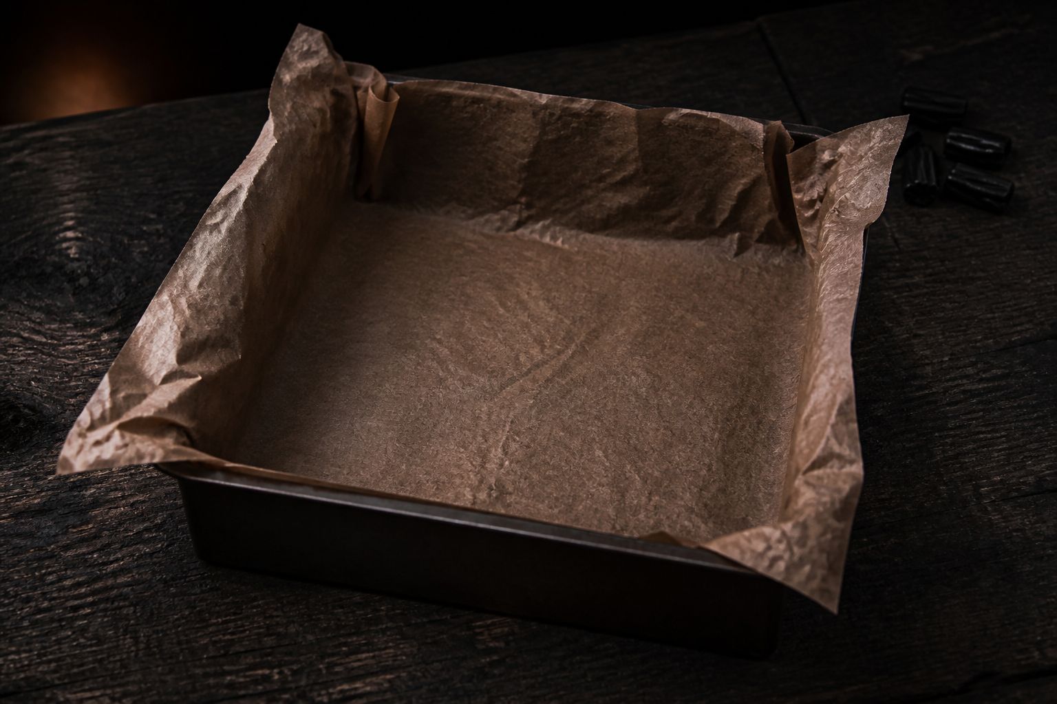 Lakrids-brownies, trin 1: forbered