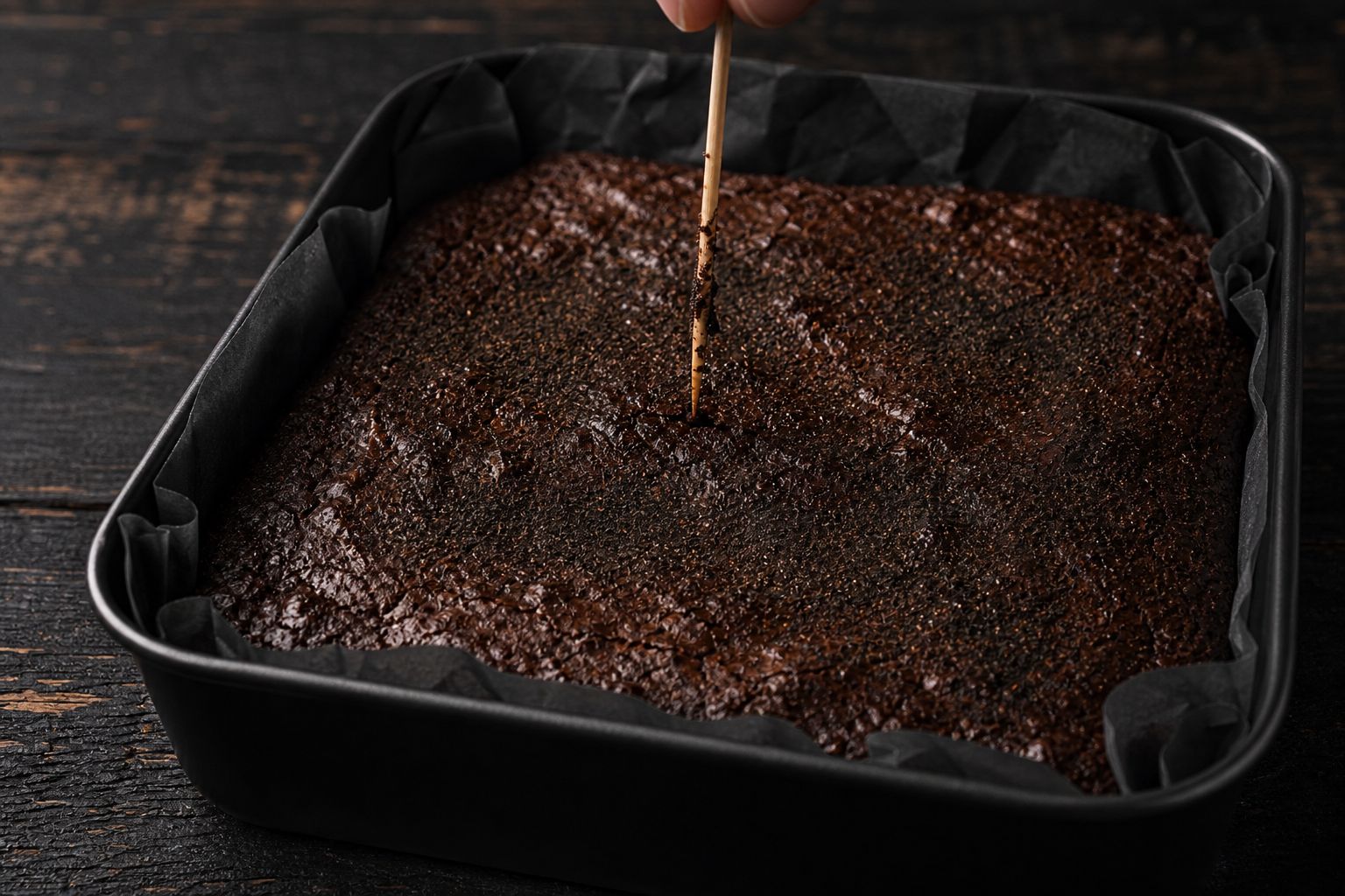 Lakrids-brownies, trin 6: bag