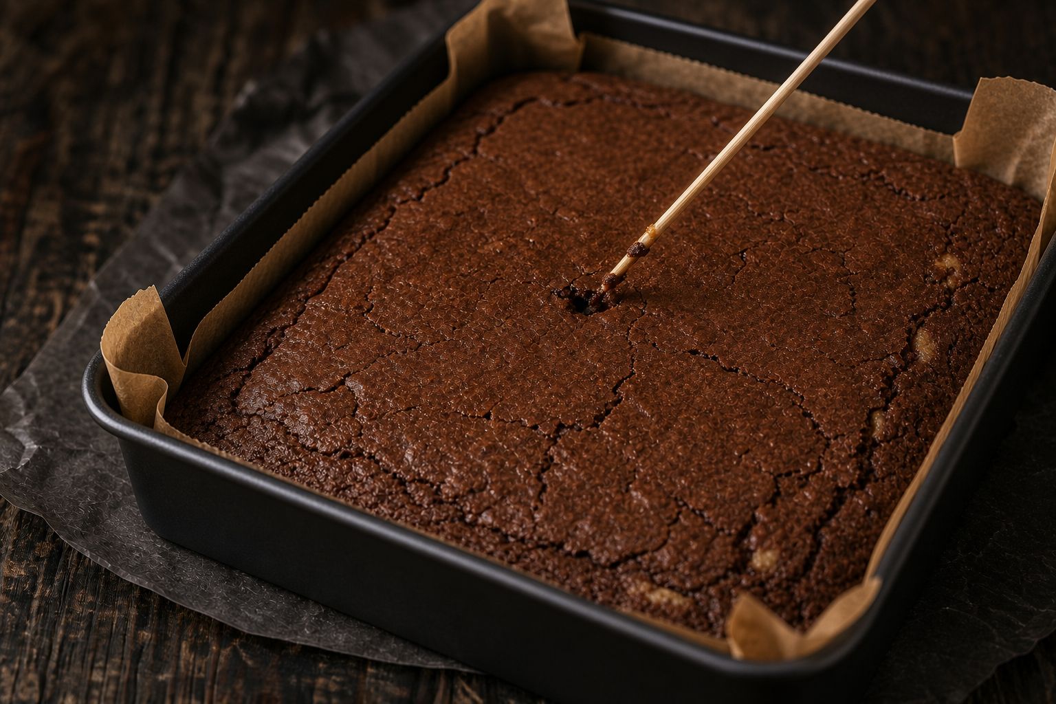 Marcipan-brownies, trin 6: bag