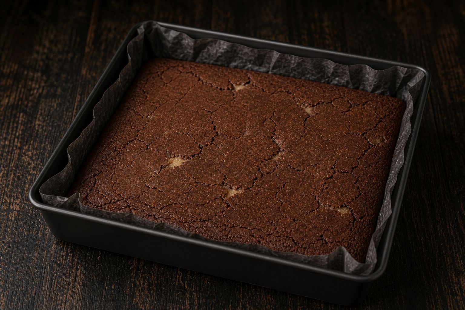Marcipan-brownies, trin 7: køl helt af