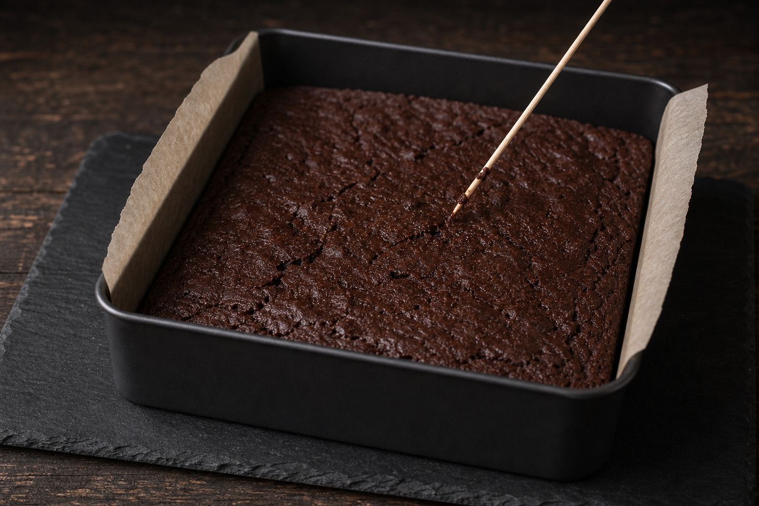 Mint-brownies, trin 3: bag bunden