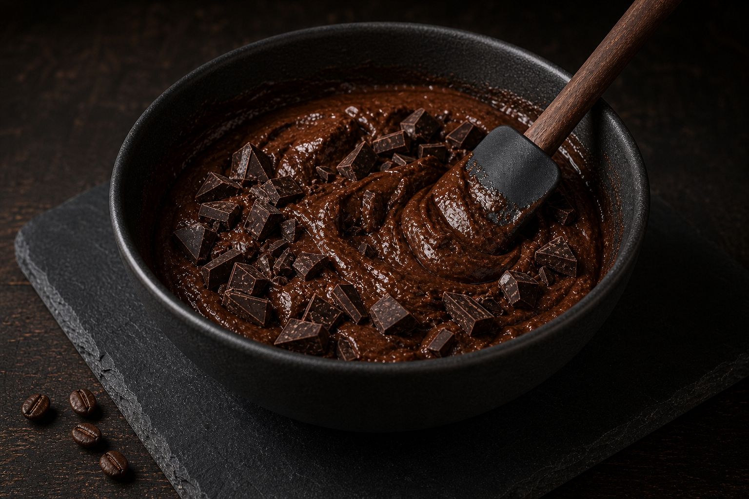 Mokka-brownies, trin 5: vend chokoladen i