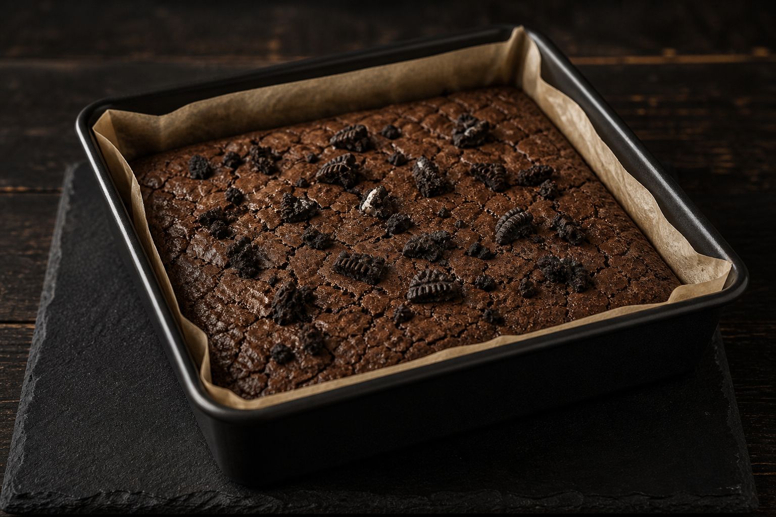 Oreo-brownies, trin 7: køl af