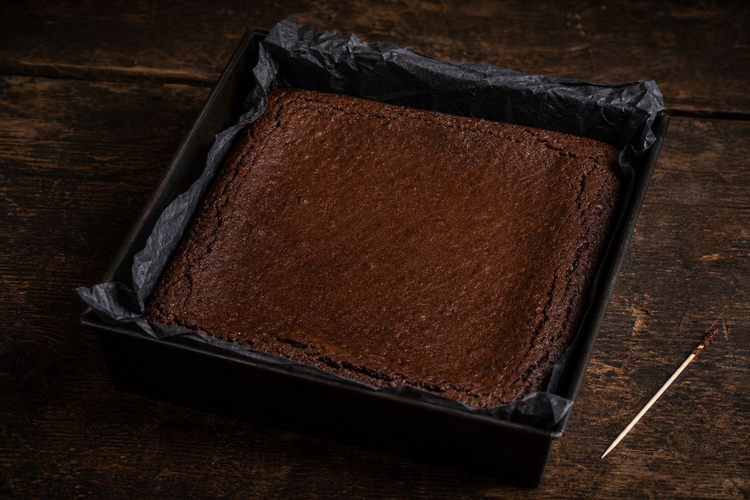 Skumfidus-brownies, trin 5: bag bunden