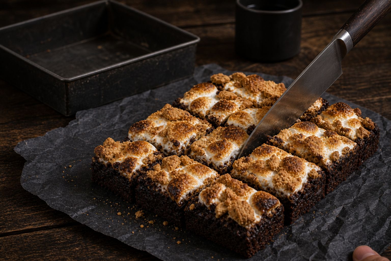 Skumfidus-brownies, trin 7: køl af