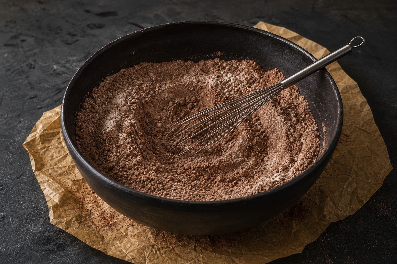 Sunde brownies, trin 4: bland det tørre