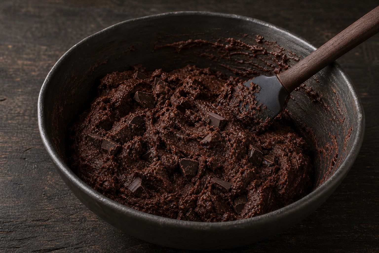 Sunde brownies, trin 5: saml dejen