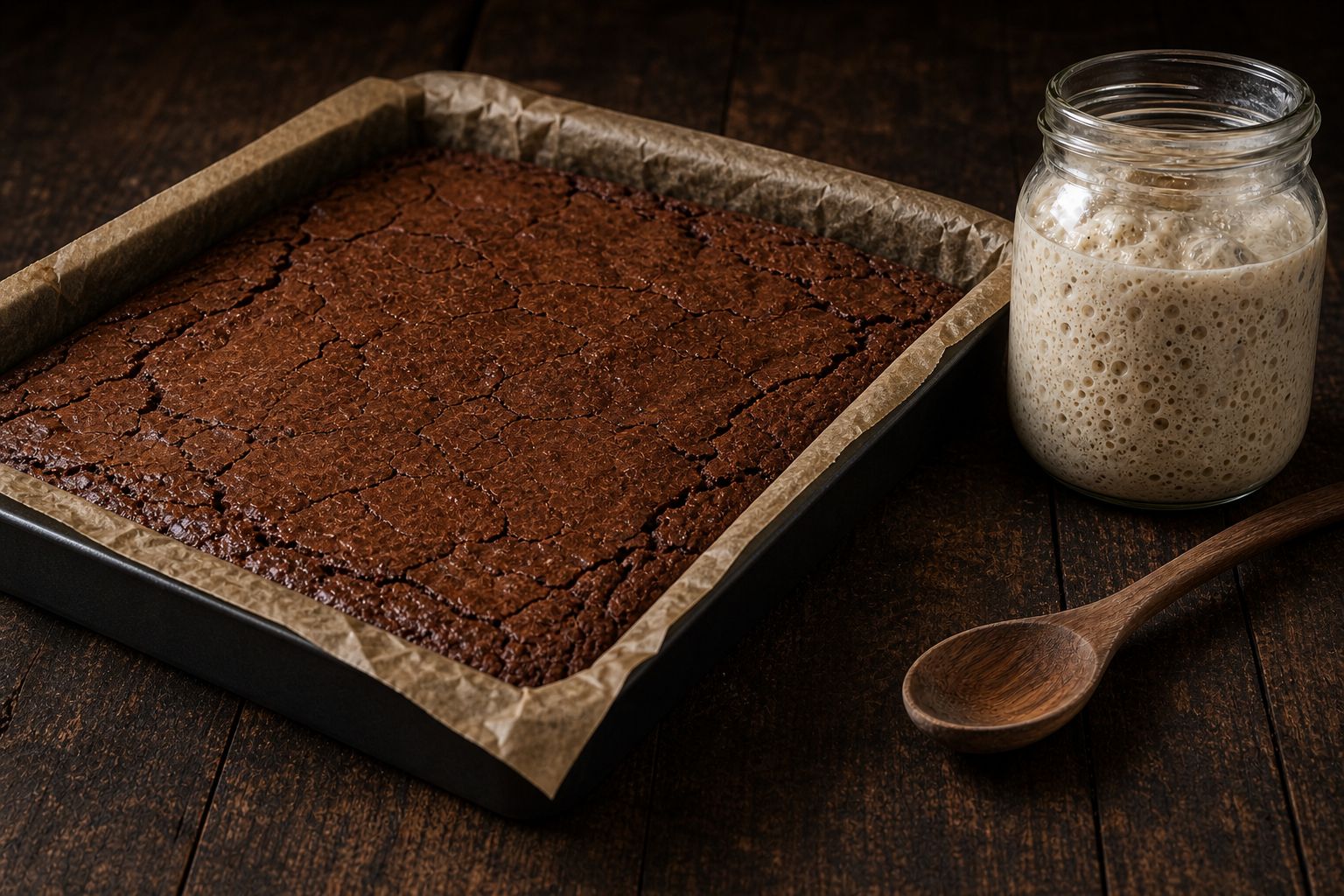 Surdejs-brownies, trin 7: køl helt af