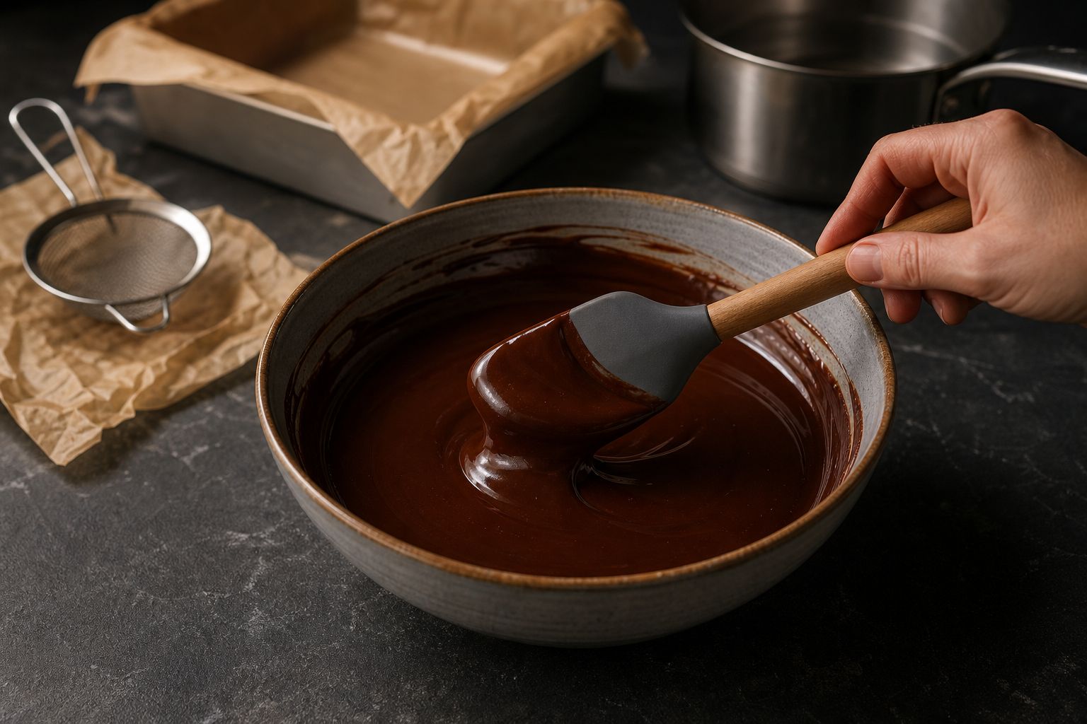 Toblerone-brownies, trin 2: smelt